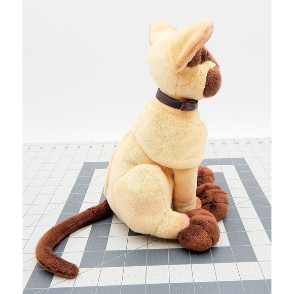 A Breed Apart Plush Siamese Cat Stuffed Toy 2004 10 In Tan Brown Country Artists - Picture 4 of 11